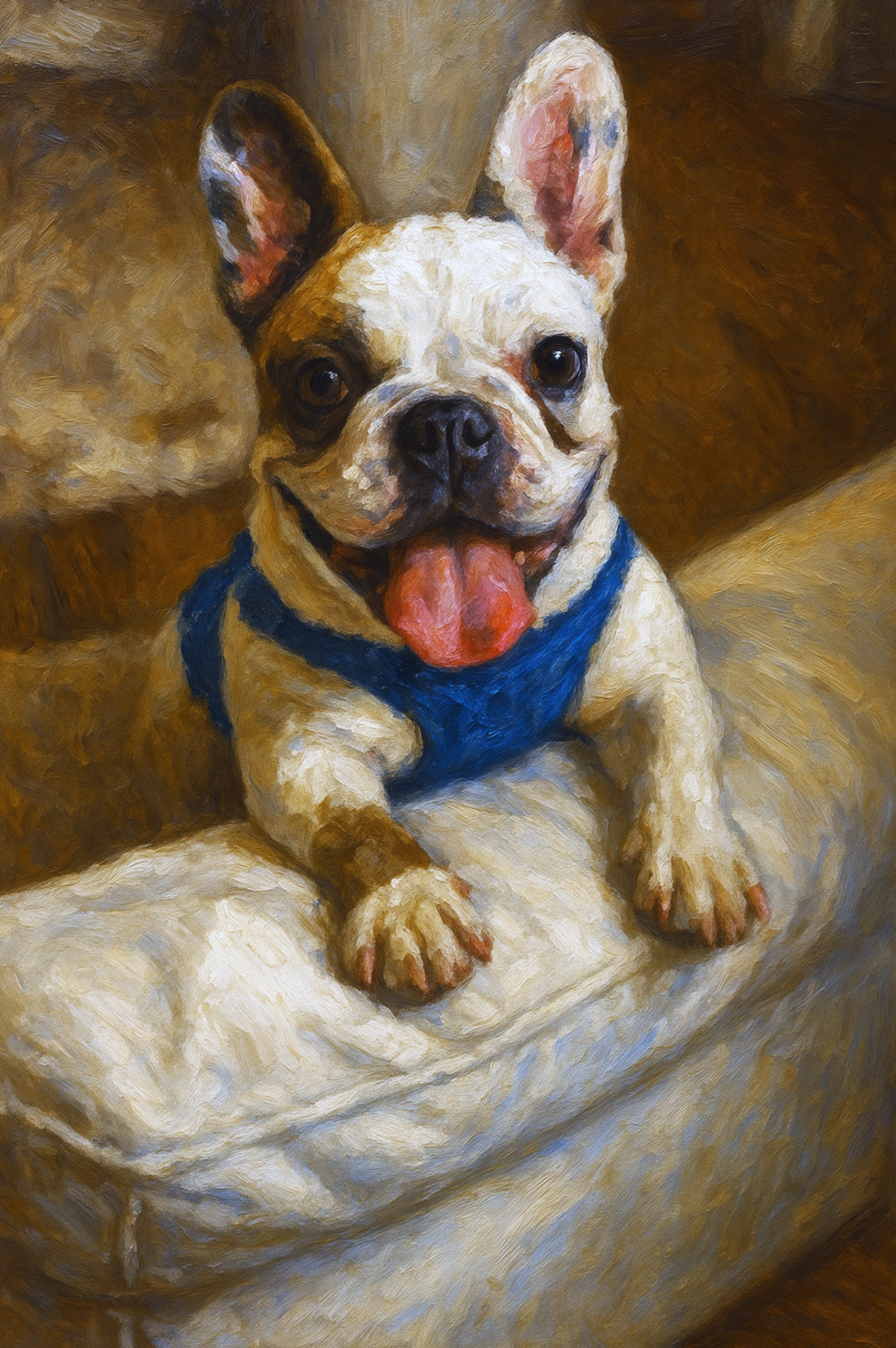 Custom Dog Pet Portrait from Photo