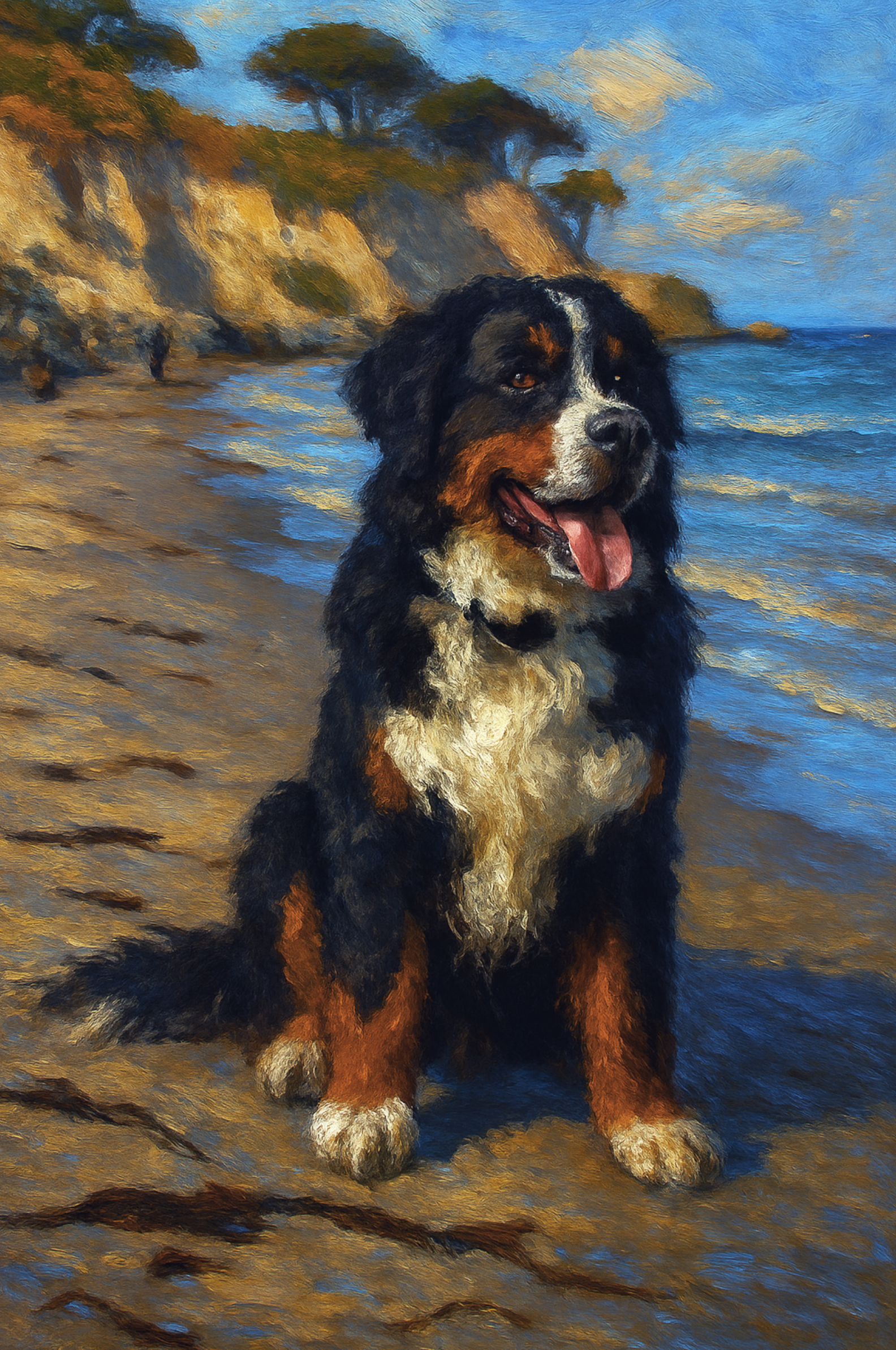 Custom Dog Pet Portrait from Photo